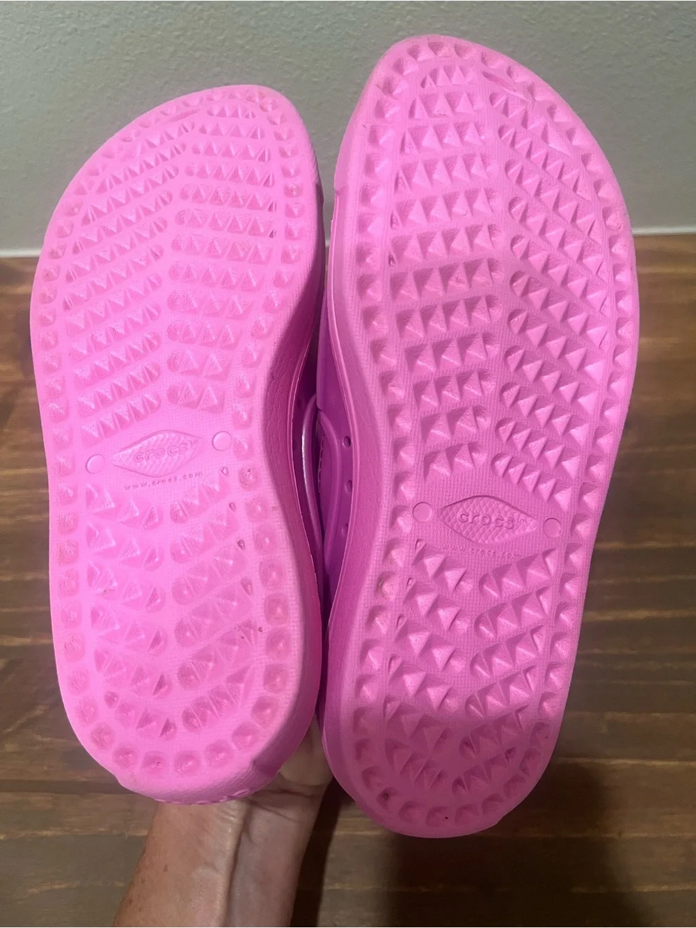 CROCS showcasing vintage